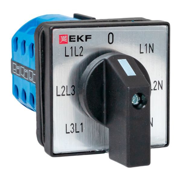 переключатель кулачковый пк-1-64 10а для вольтметра ip65 ekf pk-1-64-10-65 от BTSprom.by