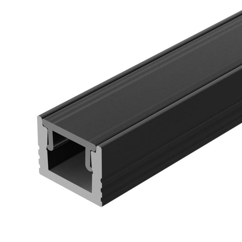 профиль sl-mini-8-h6-2000 anod black l2000 без экрана алюм. arlight 030522 от BTSprom.by