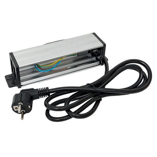  Блок розеточный встраиваемый настольный для крепления под столом 8 модулей C-Line EKF cl-vnbu-8-s фото в каталоге от BTSprom.by