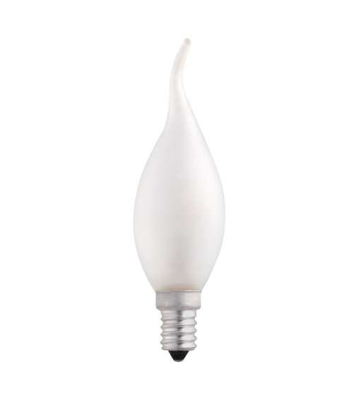 лампа накаливания ct35 60w e14 frosted "свеча на ветру" jazzway 3321482 от BTSprom.by