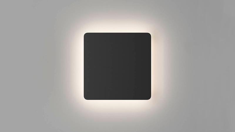 светильник настенный rubik lwa807a-bl-ww 12вт 3000к ip20 черн. designled 00-00002810 от BTSprom.by