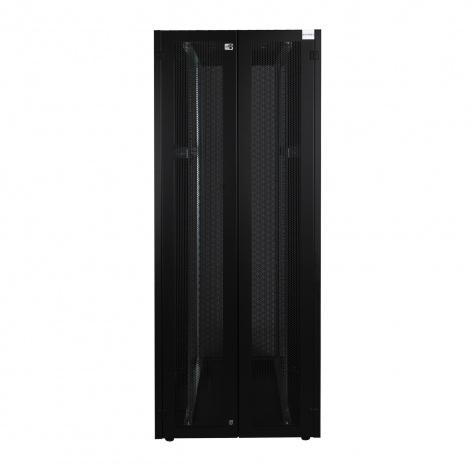 шкаф напольный 19дюйм 42u 800х1200 двойн. передн. дверь перфорир.; двойн. задн. дверь перфорир. черн. datarex dr-759561 от BTSprom.by