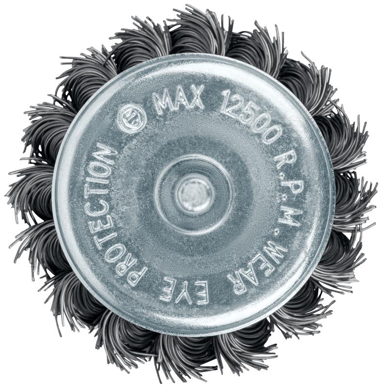  Корщетка-чашка со штифтом стальная витая проволока 70мм FIT 38595 фото в каталоге от BTSprom.by