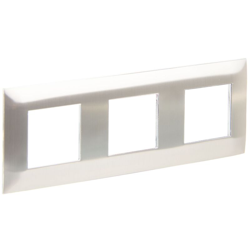 рамка 3-м skandy sk-f33n металл никель iek sk-m32-m-k50 от BTSprom.by