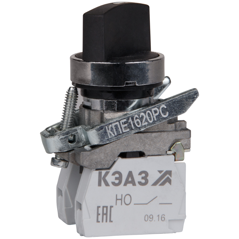 переключатель кпе1620рс 2но+0нз ручка фикс 2поз ip65черн. кэаз 248265 от BTSprom.by
