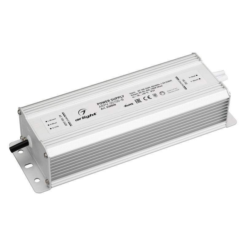 блок питания arpv-05100-b 5в 20.0а 100вт ip67 металл arlight 038808 от BTSprom.by