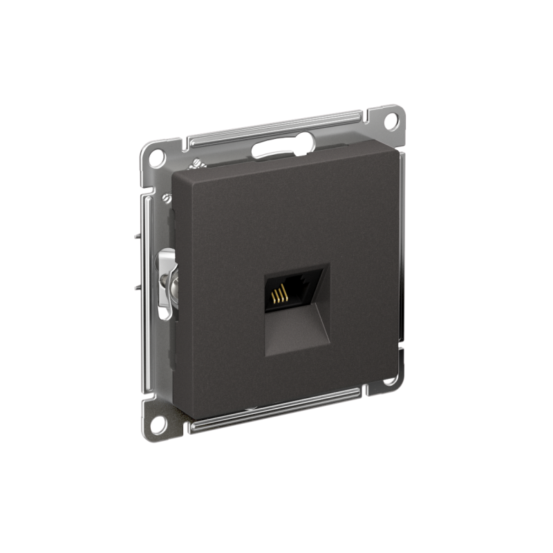 розетка телефонная atlasdesign rj11 механизм базальт se atn001481 от BTSprom.by