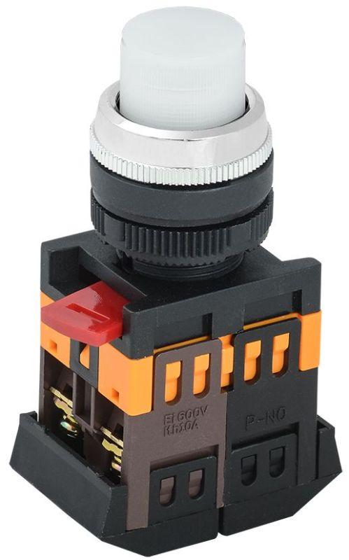 кнопка ablfp-22 d22мм 1з+1р 240в неон бел. iek bbt20-ablfp-k01 от BTSprom.by