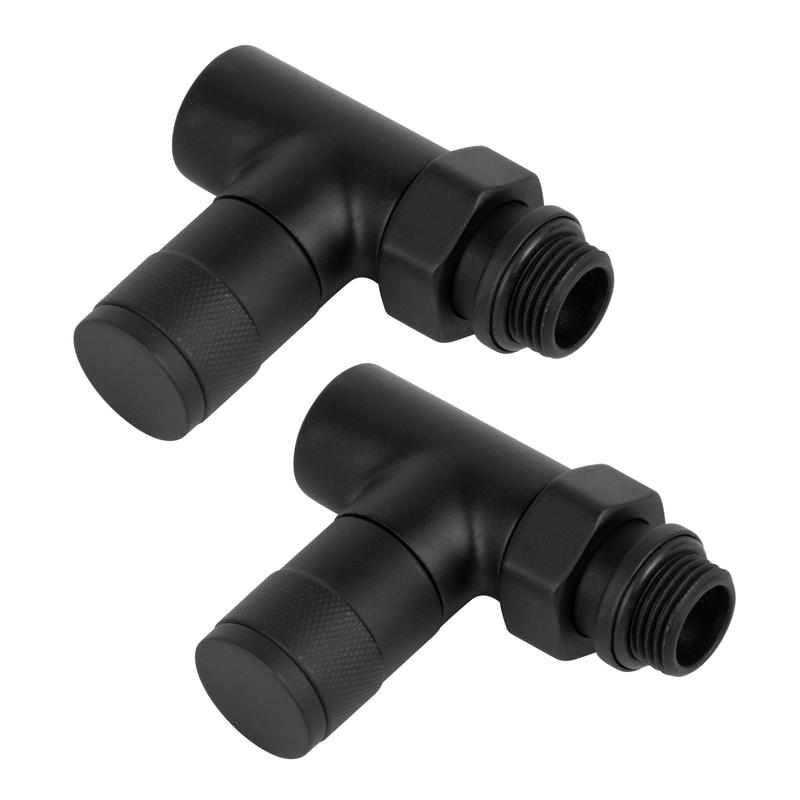  Набор дизайн-вентилей PIANO прямой 1/2дюйм черн. Royal Thermo НС-1422580 фото в каталоге от BTSprom.by