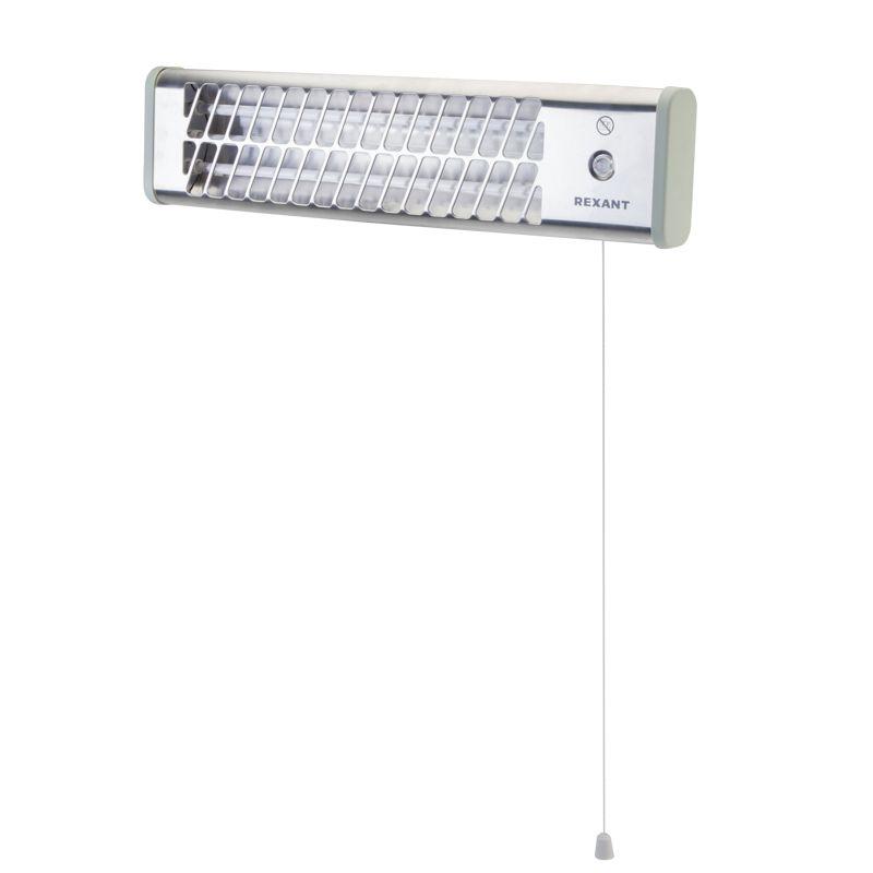  Обогреватель электрический инфракрасный панельный 1.5кВт с кварцевыми лампами в стальном корпусе с регулировкой мощности сер. Rexant 60-0059 фото в каталоге от BTSprom.by
