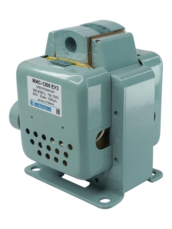 электромагнит мис-6200 еу3 380в толкающее исп.пв 100% ip20 с жесткими выводами электротехник et506404 от BTSprom.by