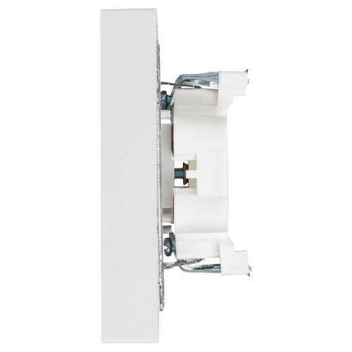  Розетка 2-м СП Accent 6-205-01 16А IP20 250В 2P+E Schuko AL/CU бел. Intro Б0063485 фото в каталоге от BTSprom.by