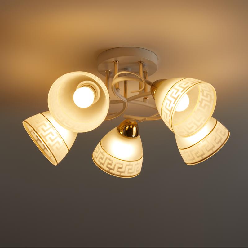  Светильник Entle 200Вт E27х5 IP20 потолочн. Freya FR5465CL-05W фото в каталоге от BTSprom.by