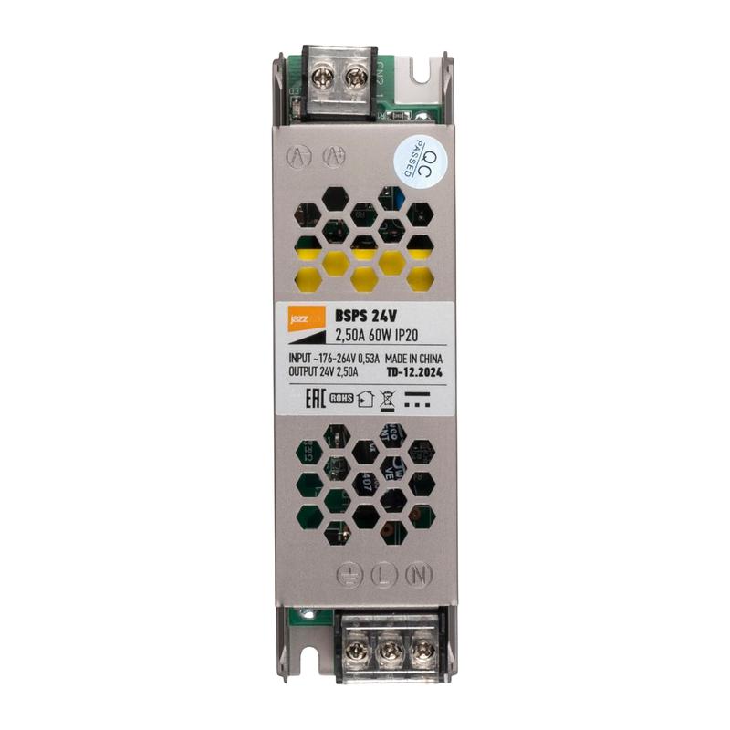 блок питания для светодиод. ленты bsps 24в 2.50а= 60вт ip20 pro jazzway 5062160 от BTSprom.by