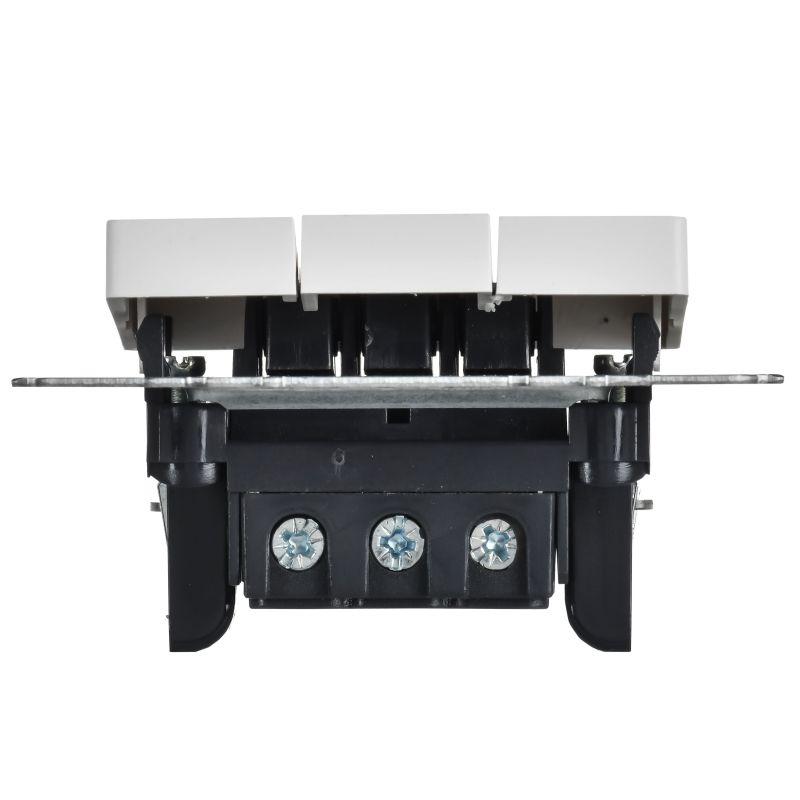  Выключатель 3-кл. СП BRITE ВС10-3-0-БрАБ 10А механизм арктич. бел. IEK BR-V30-0-10-K91 фото в каталоге от BTSprom.by