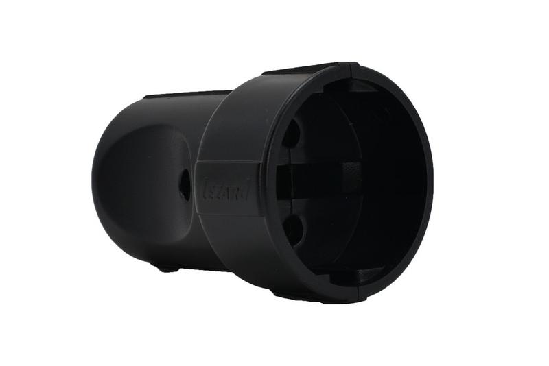 розетка штепсельная accessories без заземл. черн. lezard 715-1600-606b от BTSprom.by