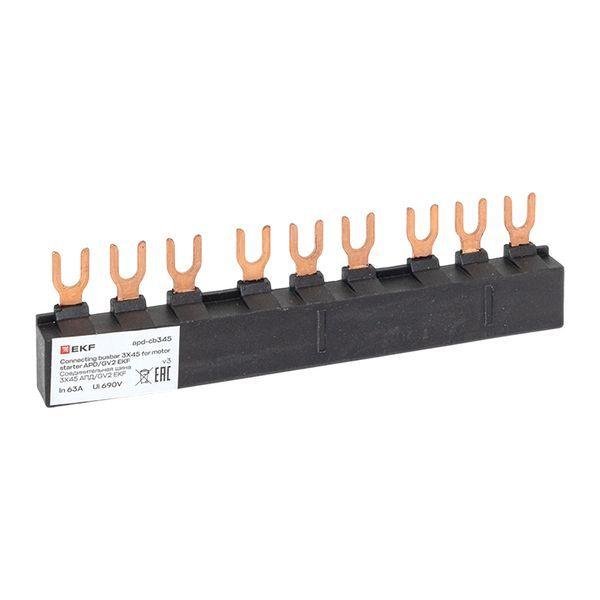 шина соединительная 3х45 апд/gv2 ekf apd-cb345 от BTSprom.by