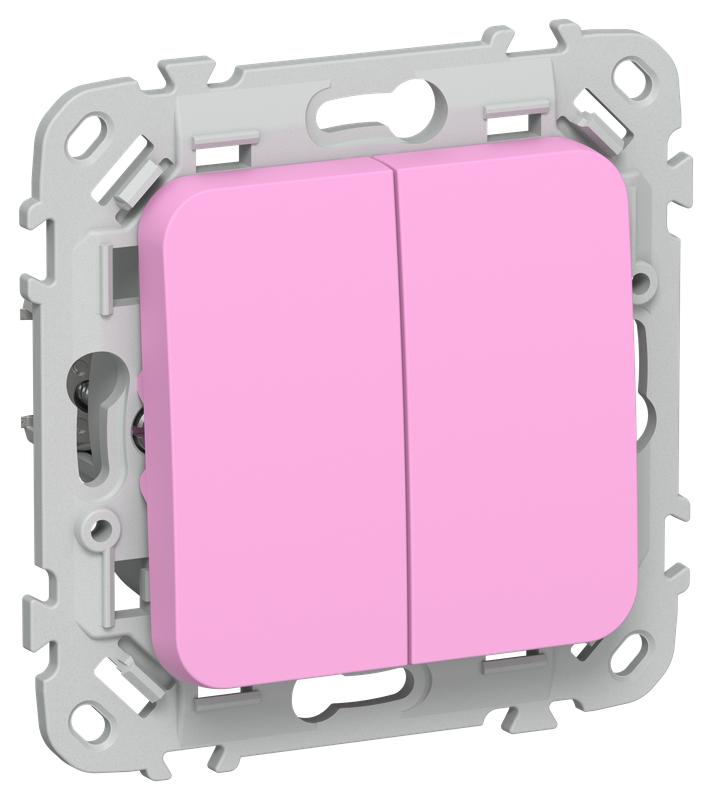 выключатель кнопочный проходной 2-кл. сп flite вс62-2-0-флпр 10а механизм пурпур. iek fi-v28-0-10-1-k99 от BTSprom.by
