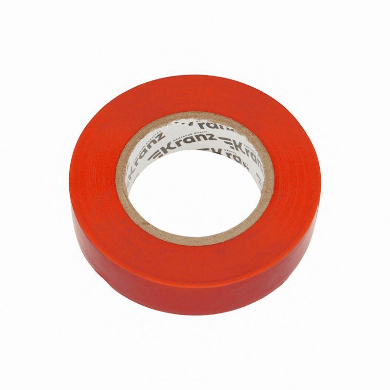  Изолента ПВХ 0.13х19мм 25м красная (уп.5шт) Kranz KR-09-2204 фото в каталоге от BTSprom.by