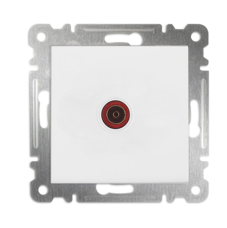 розетка tv 1-м концевая сп 16а ip20 250в karea механизм бел. makel 57001027 от BTSprom.by