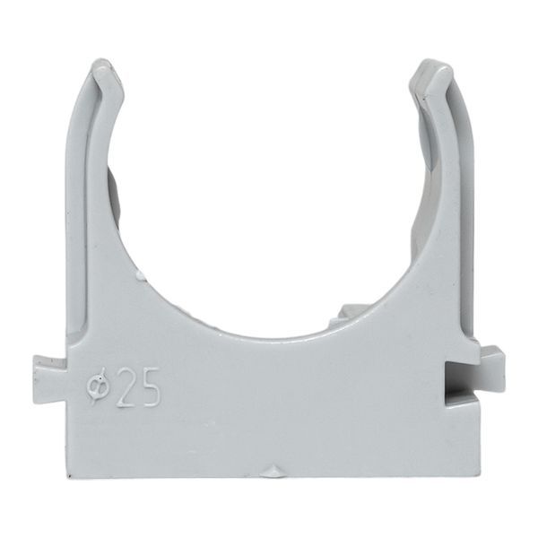  Держатель для труб (клипса) d25мм для монтажн. пистолета сер. (уп.100шт) Plast EKF derjp-z-25 фото в каталоге от BTSprom.by