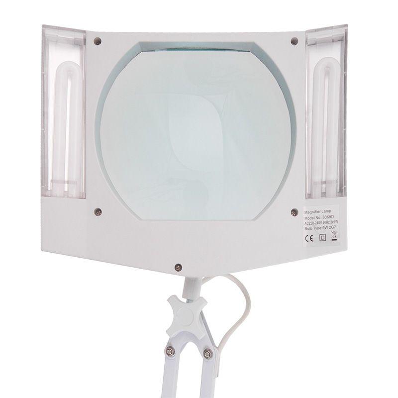  Лупа на струбцине квадратная настол. 3Х с подсветкой бел. REXANT 31-0101 фото в каталоге от BTSprom.by