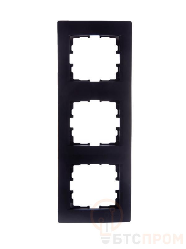 Рамка 3-м Karina вертикал. черн. бархат LEZARD 707-4200-153 фото в каталоге от BTSprom.by  Рамка 3-м Karina вертикал. черн. бархат LEZARD 707-4200-153 фото в каталоге от BTSprom.by