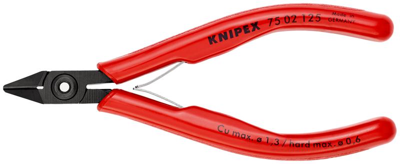 бокорезы для электроники режущая кромка с фаской l-125мм knipex kn-7502125 от BTSprom.by
