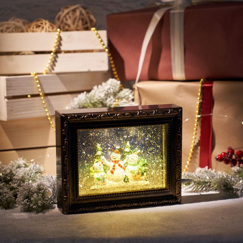 Светильник декоративный "Картина" эффект снегопада Neon-Night 501-163 фото в каталоге от BTSprom.by  Светильник декоративный "Картина" эффект снегопада Neon-Night 501-163 фото в каталоге от BTSprom.by