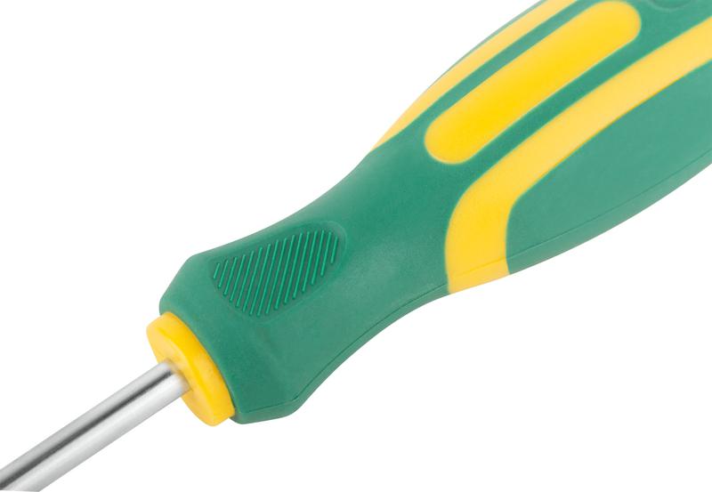  Отвертка "Контур" CrV сталь прорезиненная ручка 5х100мм SL FIT 55202 фото в каталоге от BTSprom.by