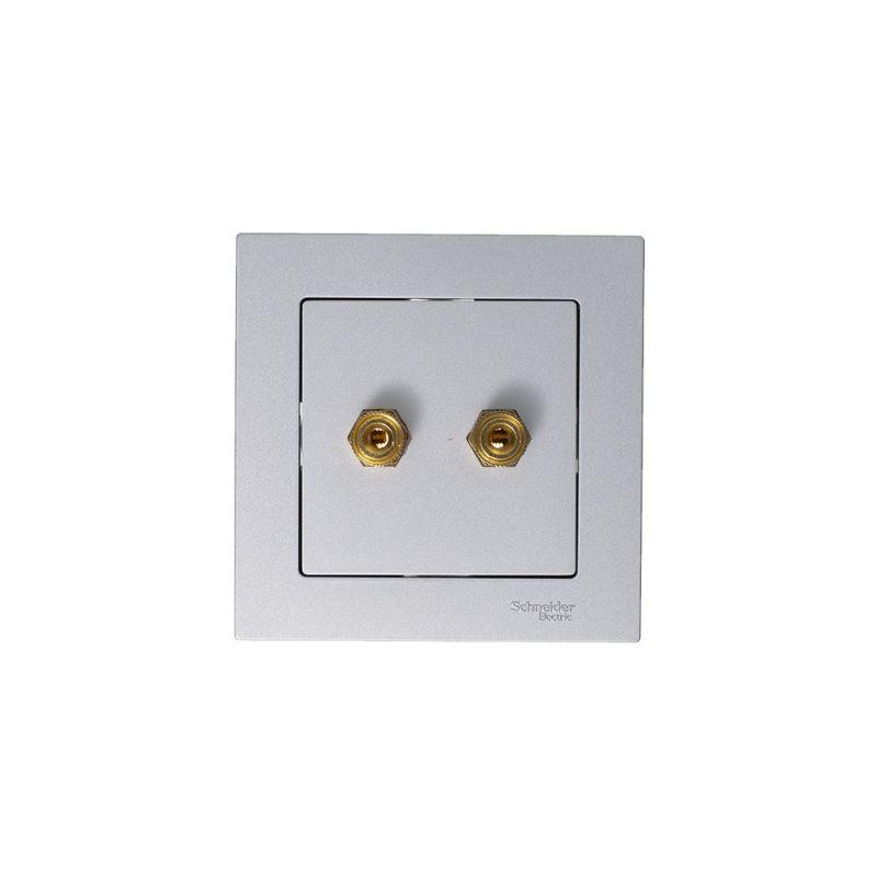  Розетка аудио 2-м AtlasDesign алюм. SE ATN000387 фото в каталоге от BTSprom.by