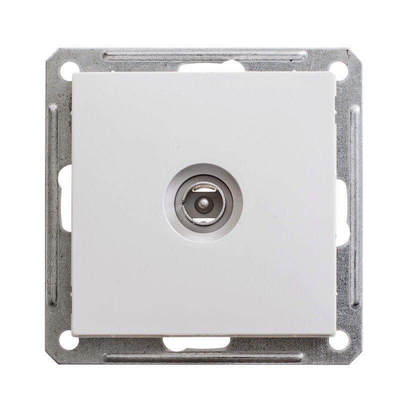 розетка телевизионная оконечная tv 1-м сп w59 коннектор механизм бел. se rts-151-1-86 от BTSprom.by