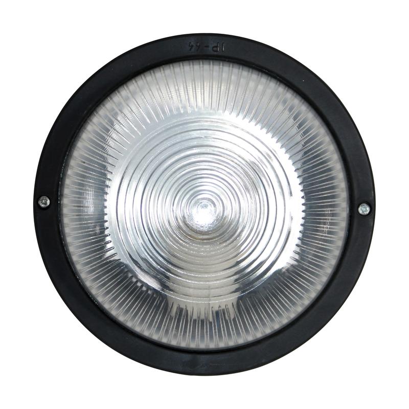 светильник "фарпласт" нбо 23-60-003 "круг-60" груп. уп. (es) пластм. прозр. черн. элетех 1005500672 от BTSprom.by