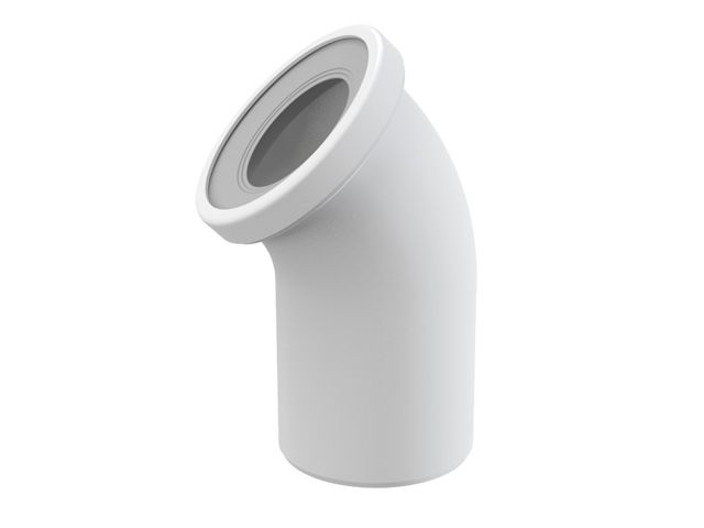 колено для унитаза 45°, alcaplast a90-45-bl-01 от BTSprom.by