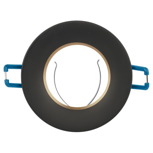  Светильник алюминиевый KL107 BK/GD MR16 GU5.3 встраив. черн. золото Эра Б0061097 фото в каталоге от BTSprom.by