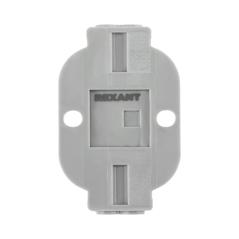  Клемма строительно-монтажная СМК проходная 222-422P 2п 0.08-4кв.мм с монтажной площадкой сер. (блист.5шт) Rexant 07-6262-5 фото в каталоге от BTSprom.by