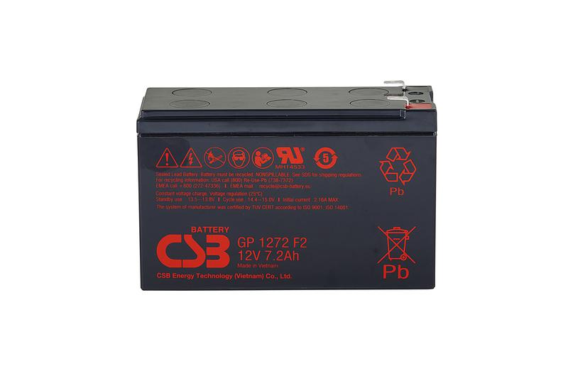 аккумулятор 12в 7.2а.ч csb gp1272 f2 csb от BTSprom.by