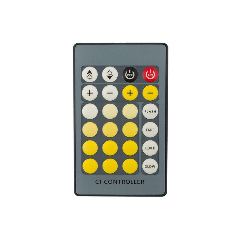 контроллер led для светодиодной ленты white mix 12/24в 72/144вт 24 кнопки (ir) lamper 143-106-7 от BTSprom.by