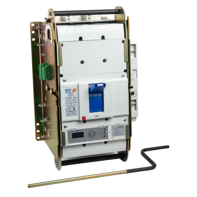 выключатель автоматический 3п 800а диапазон уст. 320...800а 65ка optimat d800h d mr2 у3 кэаз 321642 от BTSprom.by