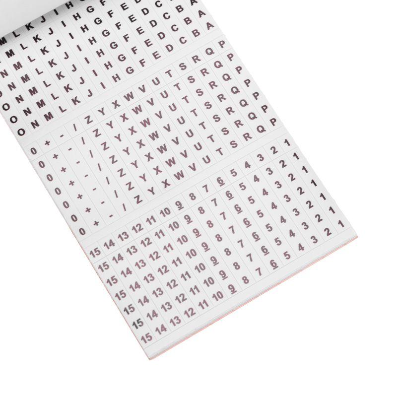  Маркеры самоклеящиеся МС-2 0-15 A-Z + - / Rexant 07-6202 фото в каталоге от BTSprom.by