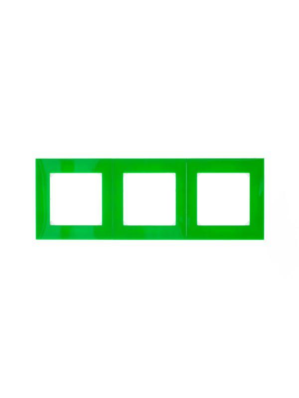  Рамка Levit 3п зел./дым. черн. ABB 2CHH015030A6067 фото в каталоге от BTSprom.by