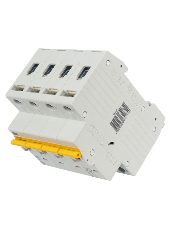  Выключатель автоматический модульный 4п C 50А 6кА ВА47-60M KARAT IEK MVA31-4-050-C фото в каталоге от BTSprom.by