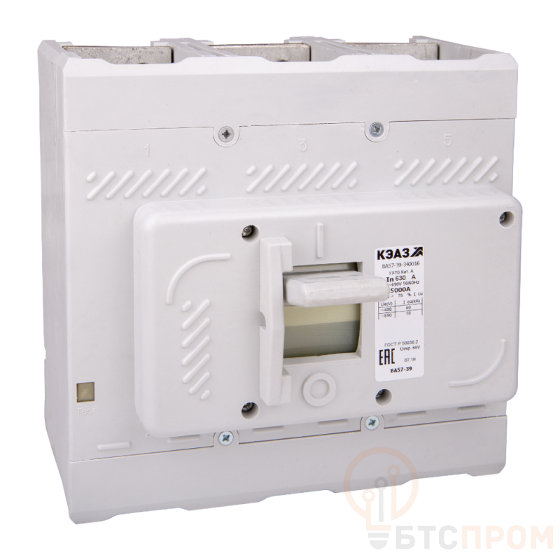 Выключатель автоматический 400А 2500Im ВА57-39-340016 УХЛ3 690В AC КЭАЗ 252520 фото в каталоге от BTSprom.by  Выключатель автоматический 400А 2500Im ВА57-39-340016 УХЛ3 690В AC КЭАЗ 252520 фото в каталоге от BTSprom.by