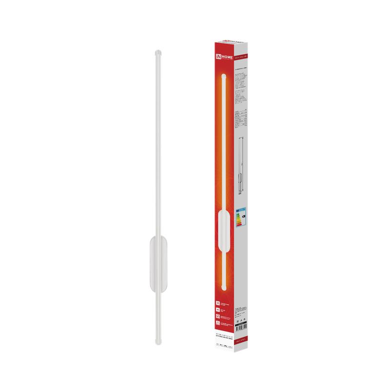 светильник светодиодный estetika luv-80b-30wh 15вт 3000к ip40 1050лм 230в 800х50х25 бел. in home 4690612067070 от BTSprom.by