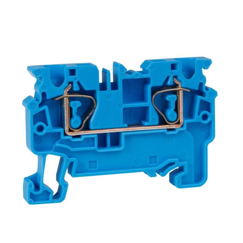 клемма проходная пружинная opticlip cx-4-i-bu-32a-(0.2-4) син. кэаз 289714 от BTSprom.by