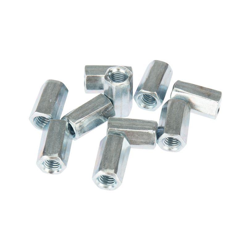  Гайка для шпильки удлиненная М6 1.0х10х18 (уп.20шт) Kranz KR-01-3541-002 фото в каталоге от BTSprom.by