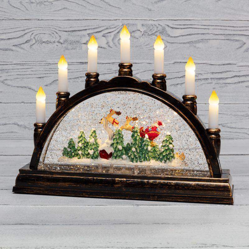 светильник декоративный "подсвечник" эффект снегопада neon-night 501-164 от BTSprom.by светильник декоративный "подсвечник" эффект снегопада neon-night 501-164 от BTSprom.by