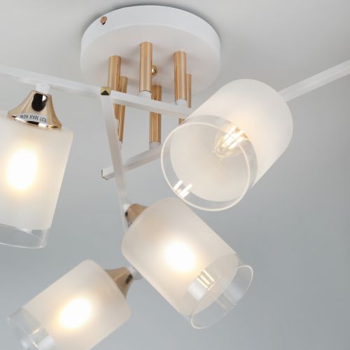  Люстра Georgiana 9144-205 6хЕ27 60Вт модерн Rivoli Б0055879 фото в каталоге от BTSprom.by