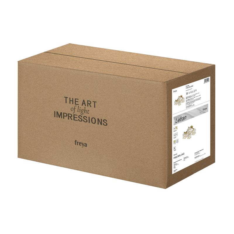  Люстра Lefran 60Вт E27х4 1IP20 Freya FR5476PL-04G фото в каталоге от BTSprom.by