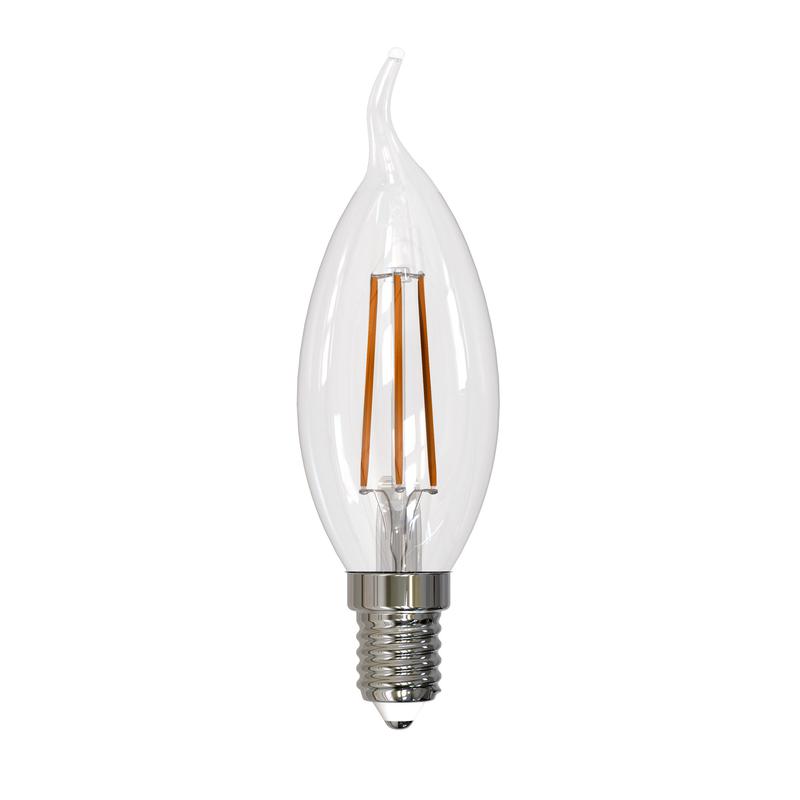 лампа светодиодная led-cw35-9w/3000k/e14/cl pls02wh sky прозр. картон uniel ul-00005168 от BTSprom.by